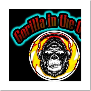 Gorilla in the gym Posters and Art